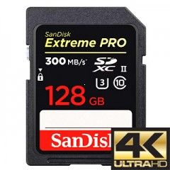 SanDisk Extreme Pro SDXC 128 GB 300 MB/s UHS-II