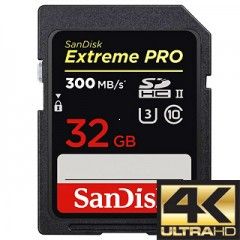 SanDisk Extreme Pro SDHC 32 GB 300 MB/s UHS-II